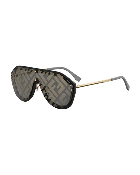 fendi ff shield sunglasses women's